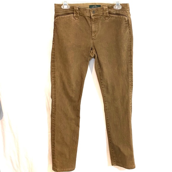 Ralph Lauren Jeans Brown Size 6 - Picture 1 of 5